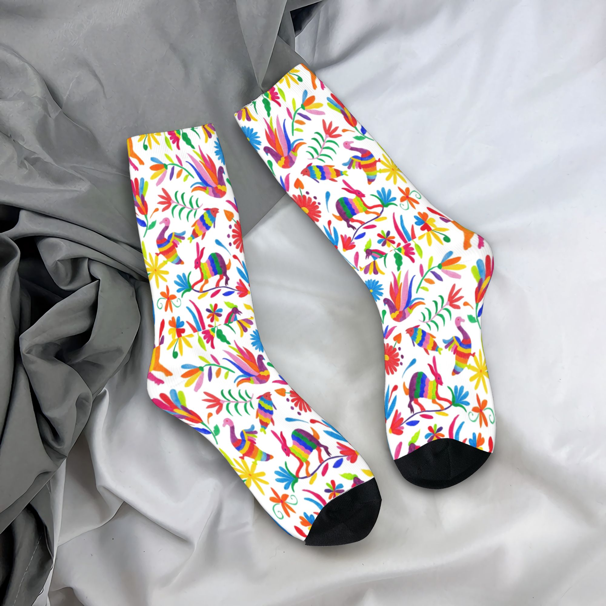 Dress Sock Men - Skarpetki Unisex z Motywem Meksykańskiej Sztuki