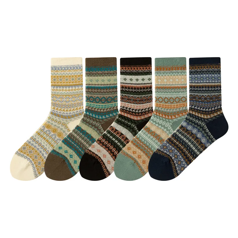 Cotton Crew Sock Pack - 3 pary damskich bawełnianych skarpetek, ciepłe,