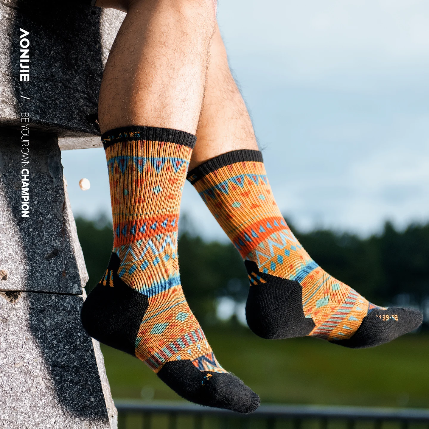 AONIJIE Outdoorowe Wełniane Sk – Wool Hiking Sock recenzja i cena