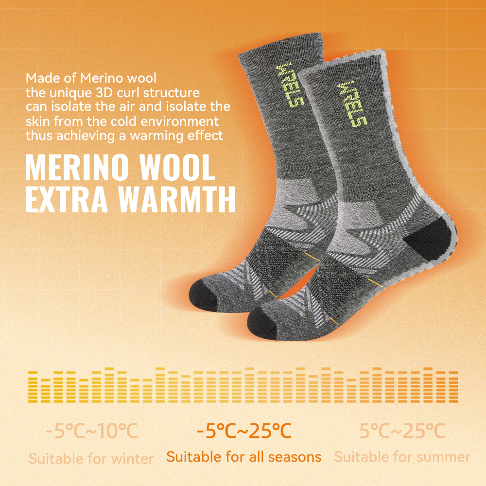 WRELS 1/2/3 Pary Skarpet Trekk – Wool Hiking Sock recenzja i cena