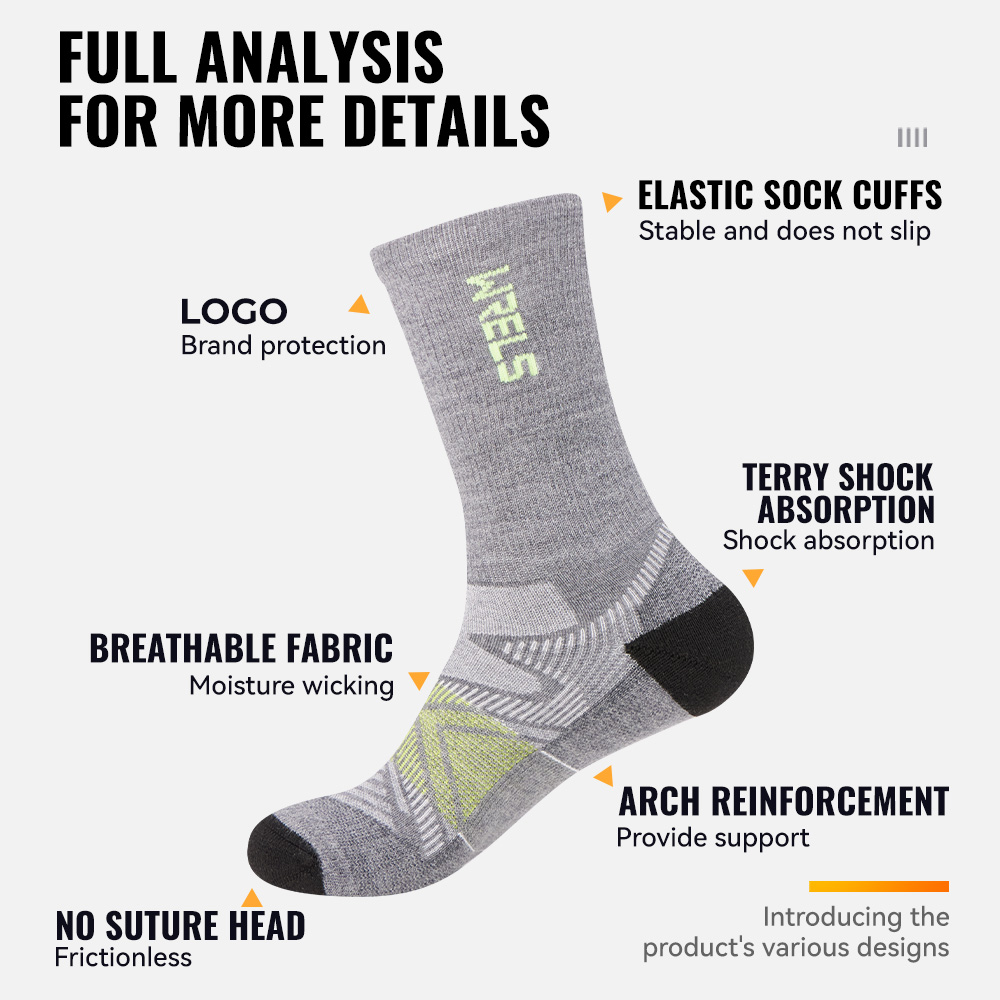 WRELS 1/2/3 Pary Skarpet Trekk – Wool Hiking Sock recenzja i cena