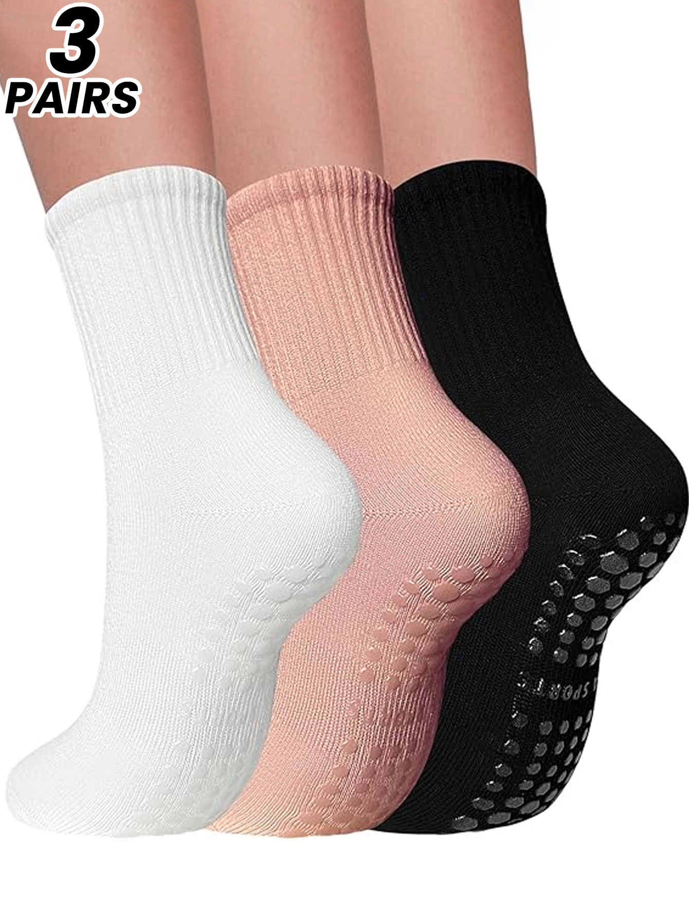 3 pary profesjonalnych skarpet – Grip Sock Yoga recenzja i cena