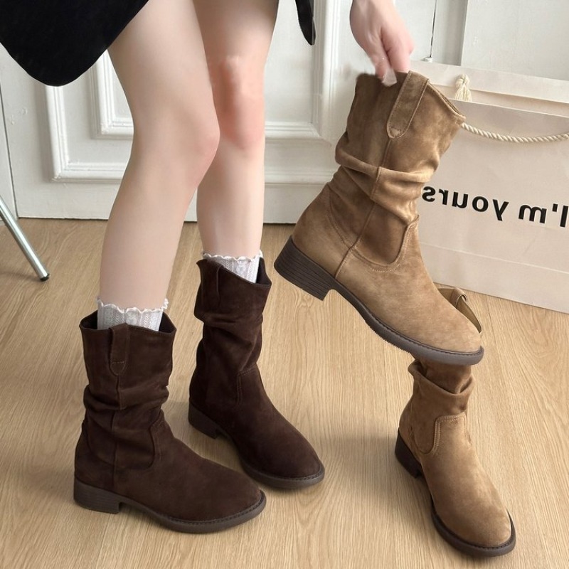 Damskie, luźne botki do połowy – Boot Sock Slouchy recenzja i cena