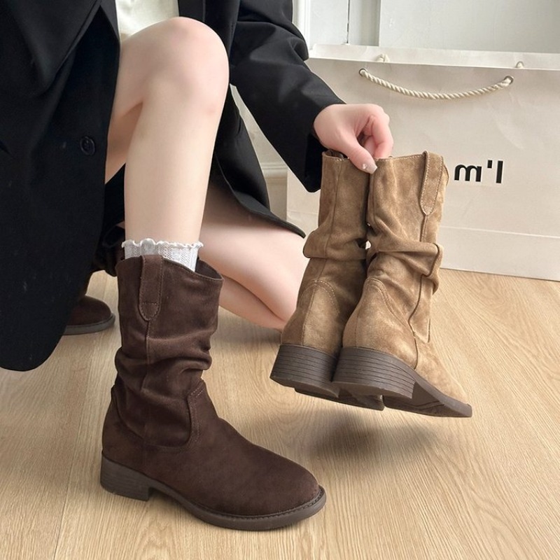 Damskie, luźne botki do połowy – Boot Sock Slouchy recenzja i cena